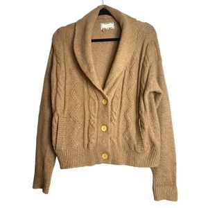 Anthropologie Pilcro Cable Knit Cardigan